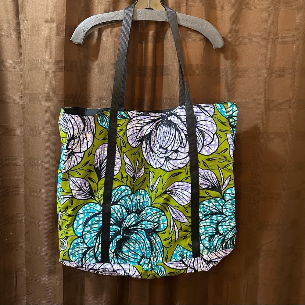 NEW Africa Chitenge Print Satchel Bag. Bought‎ in Zambia.